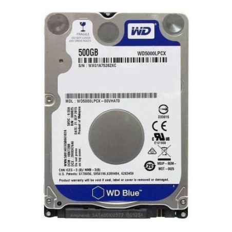 Disco Interno Portátil 500GB WD5000LPCX
