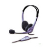 31710025100 Audífono Diadema Genius HS-04S 2 Plug 3.5mm Azul-Negro