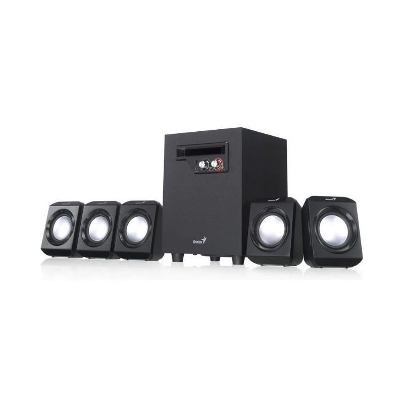 31730014401 Parlantes Genius SW-5.1 1020 Subwoofer de madera de 5.1 canales