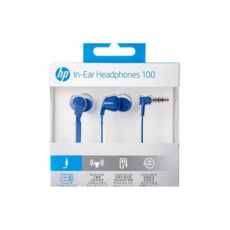1KF55AA#ABL Audífonos HP 100 Azul In-Ear Headphone