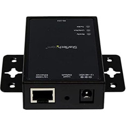 NETRS2321P - StarTech.com Servidor de Dispositivos IP de 1 Puerto Serie RS232 - Adaptador Conversor Ethernet RJ45 - Montaje