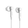 OEP-E25-WHITE Audifonos de Cable Blancos