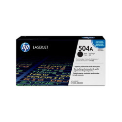 Cartucho de toner HP 504A Negro Laserjet Original (CE250A) Pg 5000