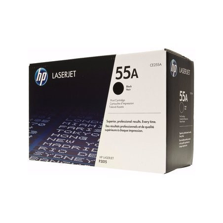 Cartucho de toner HP 55A Negro Laserjet Original (CE255A) Pg 6000