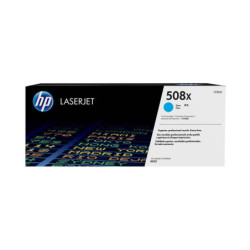 Cartucho de toner HP 508X Cian Laserjet Original (CF361X) Pg 6000