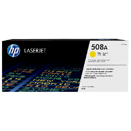 Cartucho de toner HP 508A Amarillo Laserjet Original (CF362A) Pg 5000