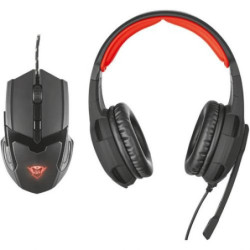 21472 Combo Trust 2 En 1 Gxt 784 Gamer Audífono 3.5 mm+Mouse Pc,Laptop,Ps4,Xbox One