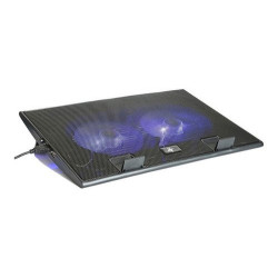 Base Refrigerante Star Tec St-Cp-12 2 Ventiladores Negro