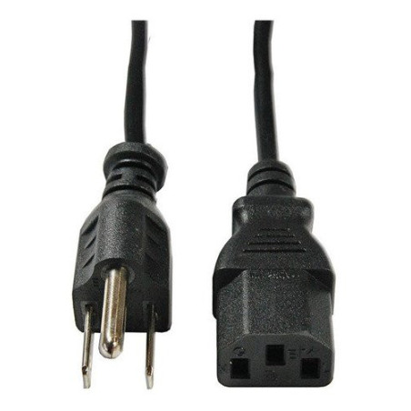 Cable Star Tec De Poder 1,8Mts (6Ft) Negro Blister TCP6BL