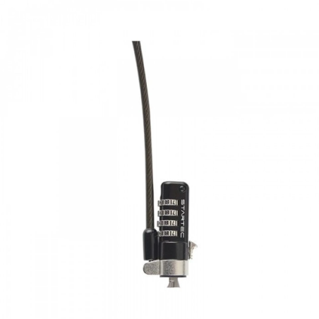 Guaya De Seguridad Con Bloqueo Noble Star Tec St-Kl-19 Clave 1.8 Mtrs Blister