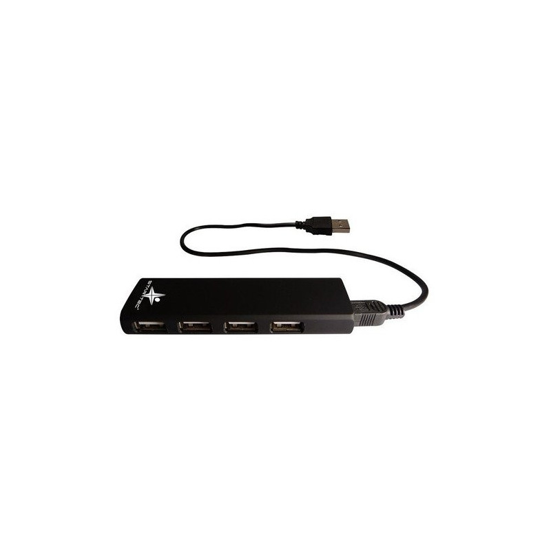 Hub 4 Puertos Star Tec St-Hu-21 2.0 Negro
