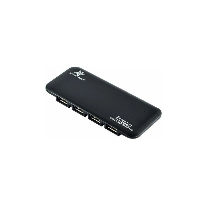 Hub 7 Puertos Star Tec St-Hu-17 2.0 Negro
