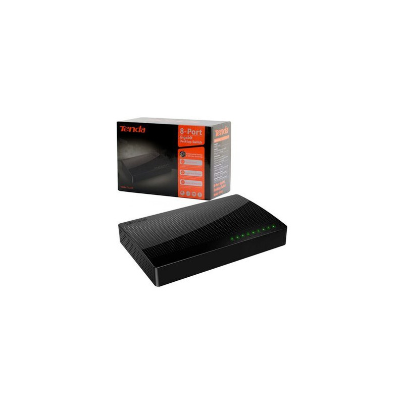 Switch Gigabit 8 Ptos Plast Ethernet 10/100/1000 8 LAN Plastico SG108
