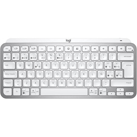920-010477 Teclado Logitech MX Keys Mini Bluetooth - Inalambrico Gris Plata