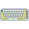 920-010714 Teclado Logitech PoP Mecanico Bluetooth-Inalambrico/Logi Bolt verde-purpura Función Emojis