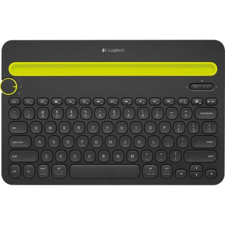 920-006346 Teclado Logitech K480 Gris Multidispositivos-Bluetooth