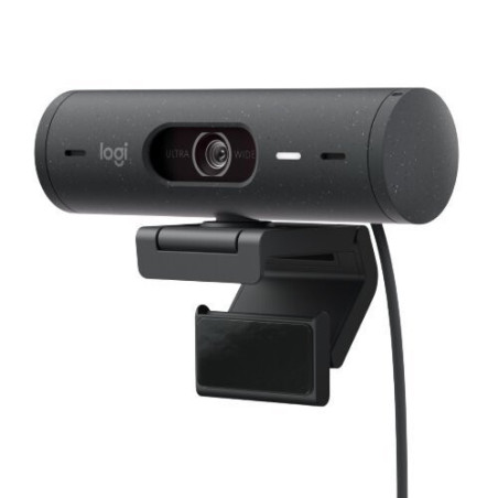 960-001412 Camara Web logitech Brio 500 Full HD USB Tipo C Gris