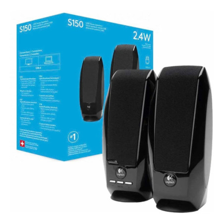980-001004 Parlante Logitech S150 (2.0) 1.2 V Rms- 2.4 V Pct Usb