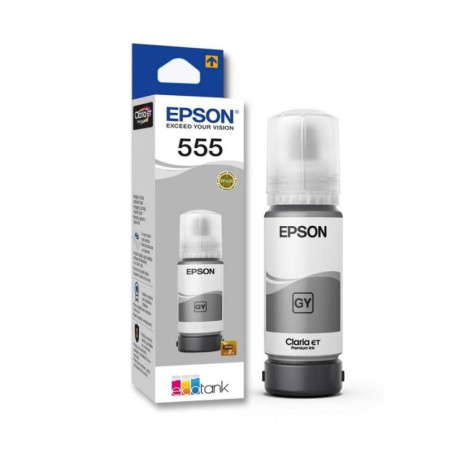 Botella de Tinta Epson T555 Gris T555520-AL (L8180) 70Ml