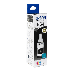 Kit Botella de Tinta Epson T664 T664120-2P Negro (L120-L200-210-350-355-365-455-555-565-1300) 70Ml Cada una
