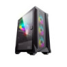Chasis Wattana Vorlog Wa-Ch-3608 Negro + 4 Ventiladores Argb