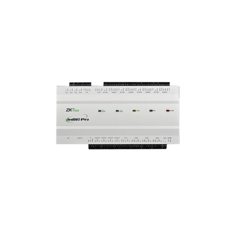 INBIO460PRO - CONTROL ACCESO 4 PUERTAS 20000 HUELLAS 60000 TARJETAS WEIGAND 26 BITS TCP/IP 9.6 - 14.4 VCD