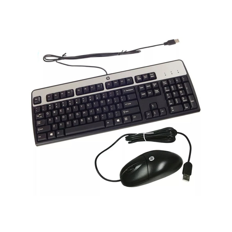 631341-B21 HP USB BFR-PVC US Keyboard/Mouse Kit