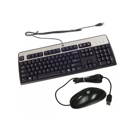 631341-B21 HP USB BFR-PVC US Keyboard/Mouse Kit