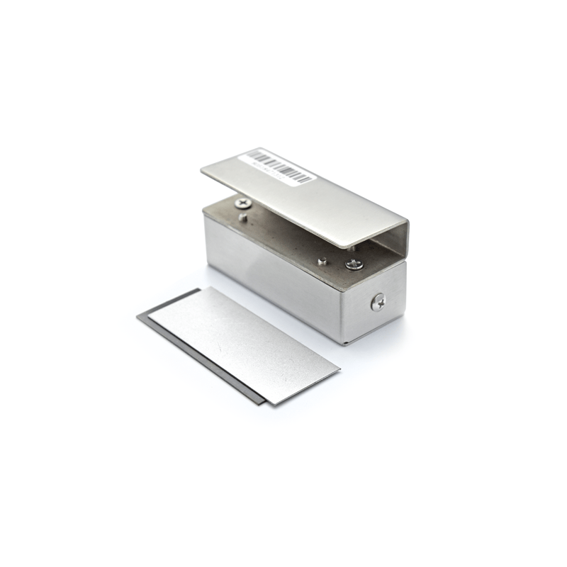 LBB2 - SOPORTE VIAJANTE PARA ELECTROCERRADURA PARA INSTALACION EN PUERTA DE VIDRIO SIN MARCO