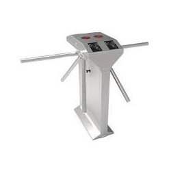 TS1222 - TORNIQUETE DOBLE CON PANEL DE ACCESO INBIO460PRO Y LECTORES DE HUELLA Y RFID FR1500