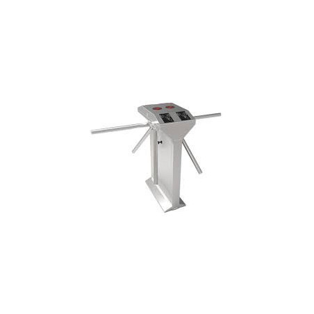 TS1222 - TORNIQUETE DOBLE CON PANEL DE ACCESO INBIO460PRO Y LECTORES DE HUELLA Y RFID FR1500