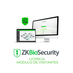 ZKBCVS-VIS-P1-5K - " ** Existencia Única ** LICENCIA ZKBIO CVSECURITY MODULO DE VISITANTES 2 PUNTOS DE REGISTRO 5000
