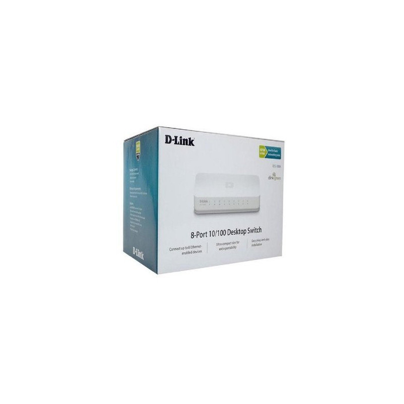 DES1008A Switch Fast Ethernet de 8 Puertos