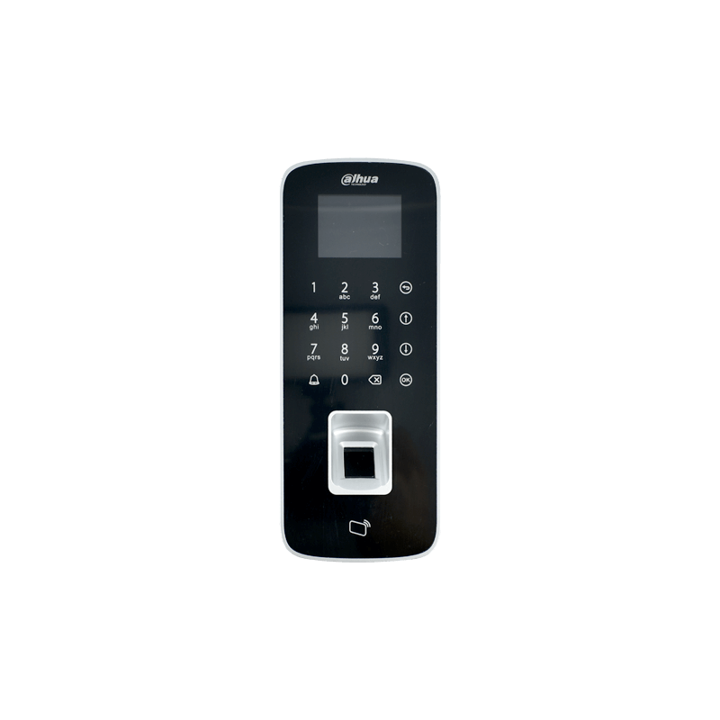 DHI-ASI1212D - TERMINAL DE CONTROL DE ACCESO LECTOR HASTA 3000 HUELLAS Y 30000 TARJETAS MIFARE 30000 TCP/IP