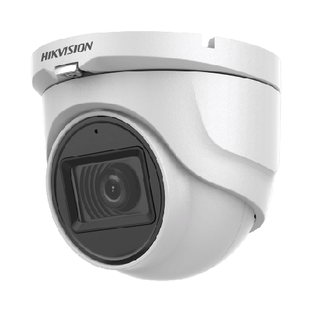 CAMARA TURBO 1080P TURRET MICROFONO INCORPORADO AUDIO COAXIAL 0.01 Lux/ F1.2 DNR EXIR 2.0 Smart IR 30m IR METALICA HIKVISION