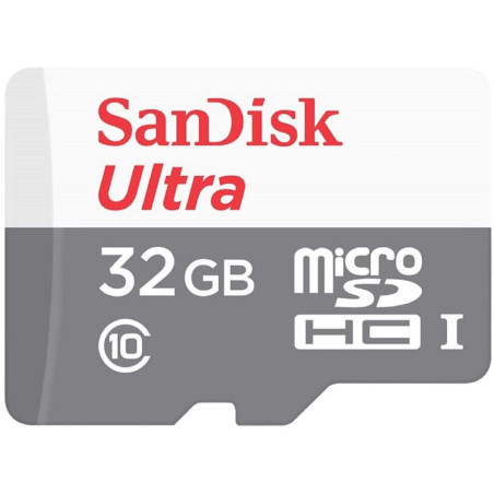 SDSQUNR-032G-GN3MA Western Digital 32GB SanDisk Ultra microSDHC + SD Adapter 100MB/s Clas 10 UHS-I