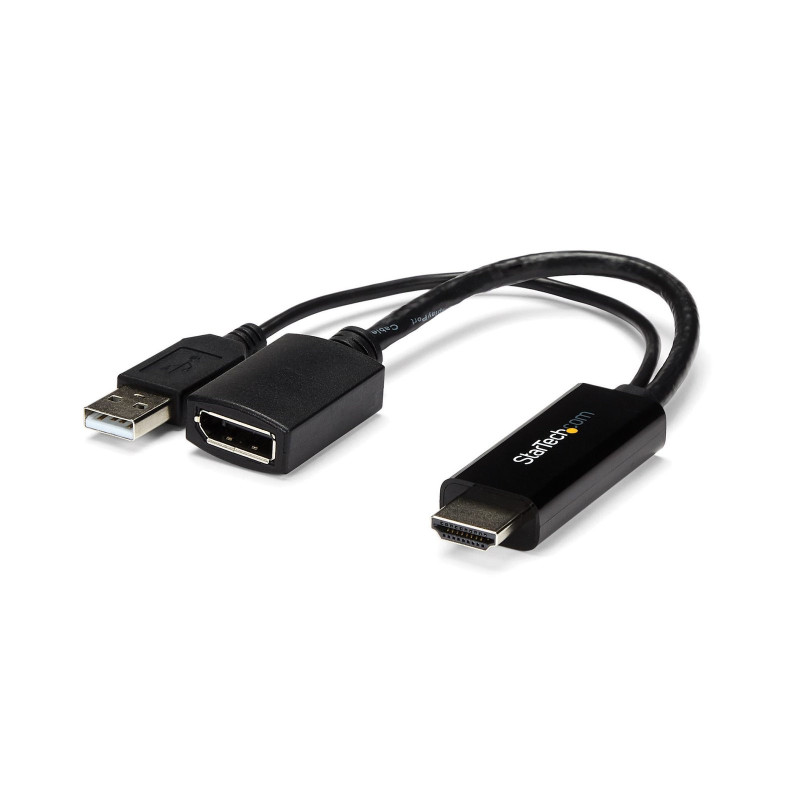 HD2DP StarTech.com Conversor HDMI a DisplayPort 4K con Alimentación por USB - Adaptador