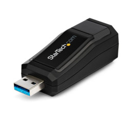 USB31000NDS StarTech.com Adaptador Tarjeta de Red Externa NIC USB 3.0 a 1Gbps Gigabit Ethernet 1 Puerto - 1x RJ45 Hembra - 1x