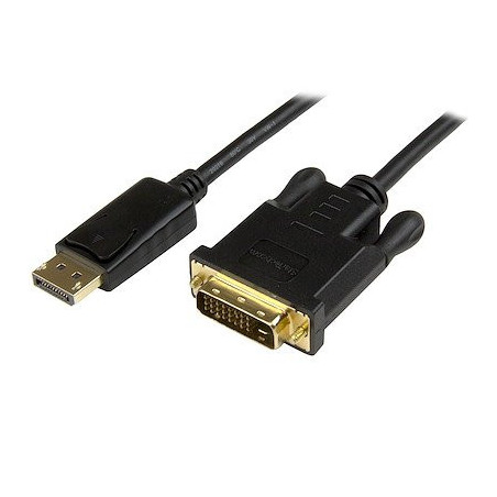 DP2DVI2MM3 StarTech.com DisplayPort to DVI Converter Cable - DP to DVI Adapter - 3 foot DP to DVI Adapter Cable