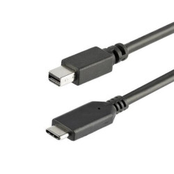 CDP2MDPMM1MB USB-C to Mini DisplayPort Cable - 3 ft / 1m - Black - 4K 60Hz - USB C to mDP - USB 3.1 Type C to Mini DP Adapter