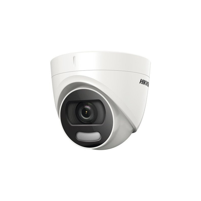 CAMARA IP 2 MP COLORVU TURRET H265+ IP67 DWDR 2.8mm LUZ BLANCA 30m SEMIMETAL HIKVISION