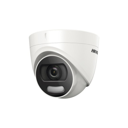 CAMARA IP 2 MP COLORVU TURRET H265+ IP67 DWDR 2.8mm LUZ BLANCA 30m SEMIMETAL HIKVISION
