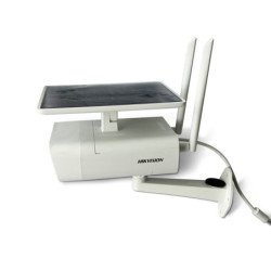 CAMARA BALA 4MP PANEL SOLAR BATERIA DE RESPALDO DE LITIO 10AH CONEXIÓN 4G SOPORTAN MICRO SD HASTA 256 GB BATERIA 500 CICLOS