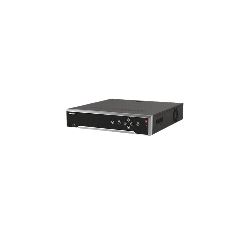 NVR 8 MP 32 CH 16 CANALES PoE+ 4BAHIA/6TB Switch PoE 300 mts HDMI/VGA H265+ 30FPS