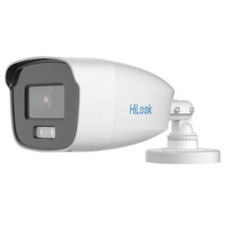 CAMARA TURBO 1080P BALA 2.8mm 0.001 LUX F1.0 24/7 COLORVU 3D DNR RANGO DE LUZ BLANCA 40M IP66 METALICA HILOOK