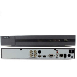 DVR 4CH TURBO 5MP 1BAHIA/10TB H265+ 8FPS HDMI/VGA HILOOK AcuSense