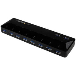 ST103008U2C StarTech.com 10-Port USB 3.0 Hub with Charge and Sync Ports - 2 x 1.5A Ports - Desktop USB Hub and Fast-Charging