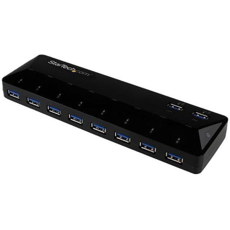 ST103008U2C StarTech.com 10-Port USB 3.0 Hub with Charge and Sync Ports - 2 x 1.5A Ports - Desktop USB Hub and Fast-Charging