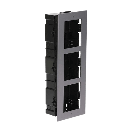 ACCESORIO MARCO PARA 3 MODULO PARA MONTAJE EMPOTRADO PLASTICO