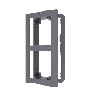 ACCESORIO MARCO PARA 2 MODULOS PARA MONTAJE EN SUPERFICIE